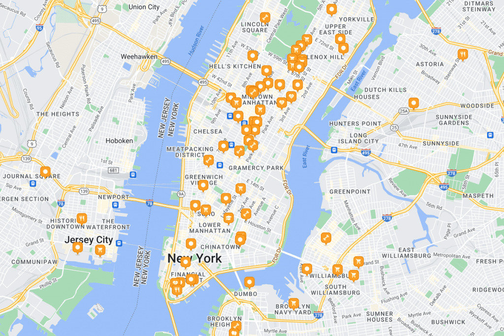BitcoinWide map NY