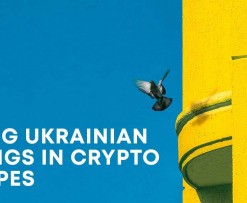 Young ukrainian savings in crypto escapes