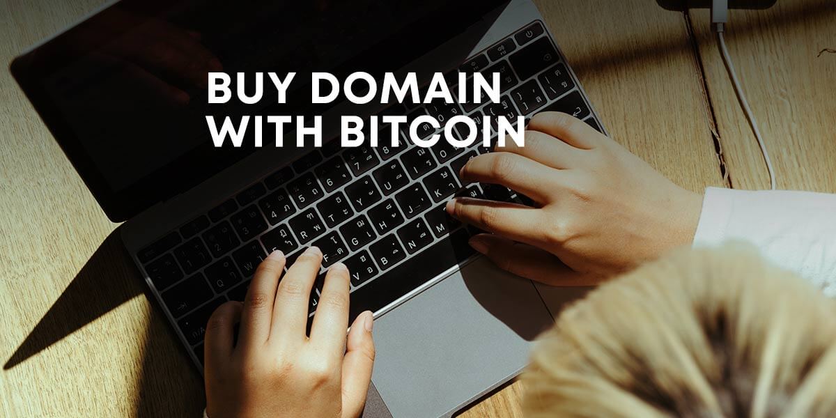 buy domain with btc