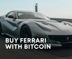 buy Ferrari with bitcoin