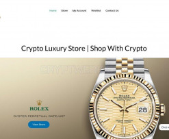 shop with crypto at crypto luxury store