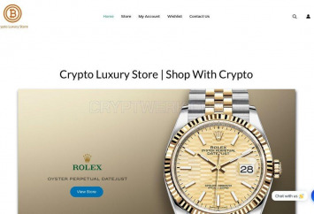 shop with crypto at crypto luxury store